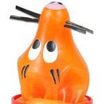 CONDOMERIE - HANDPAINTED NOVELTY CONDOMS FOX GLUED